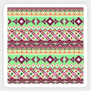 Ethnic pixel ornament #4 Sticker